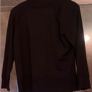 Black mock Neck Top